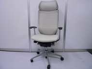 オカムラ バロン エクストラハイバック(固定)グラデーションタイプ ホワイト 固定肘