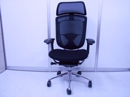 オカムラ コンテッサ 大型ヘッドレスト ブラック 座:クッション